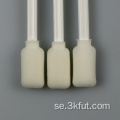 Skrivare White Stick Double Rectangle Foam Swab